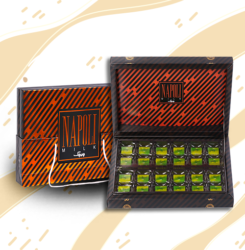 شکلات کادویی ناپلی شیری